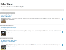Tablet Screenshot of kabarkalsel.info